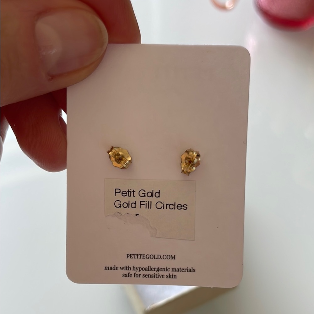 Gold Hoop Earrings - Picture 3 of 8